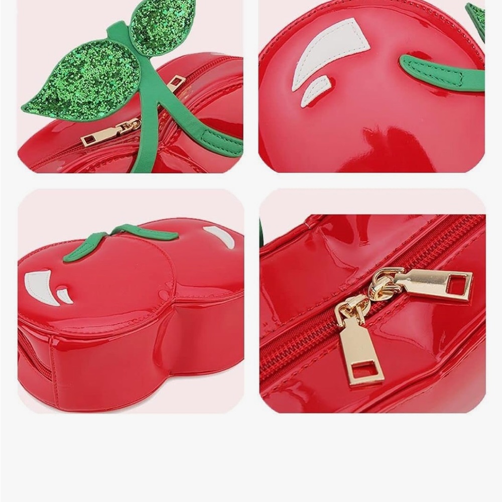 NWT CHERRY CROSSBODY PURSE - Picture 6 of 7